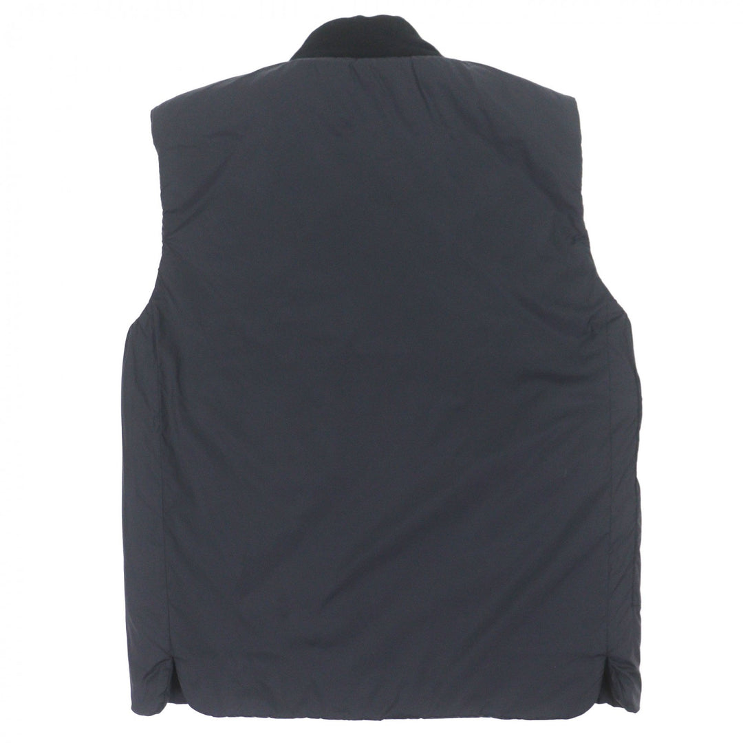 Excellent HERMES Down vest black Nylon mens M