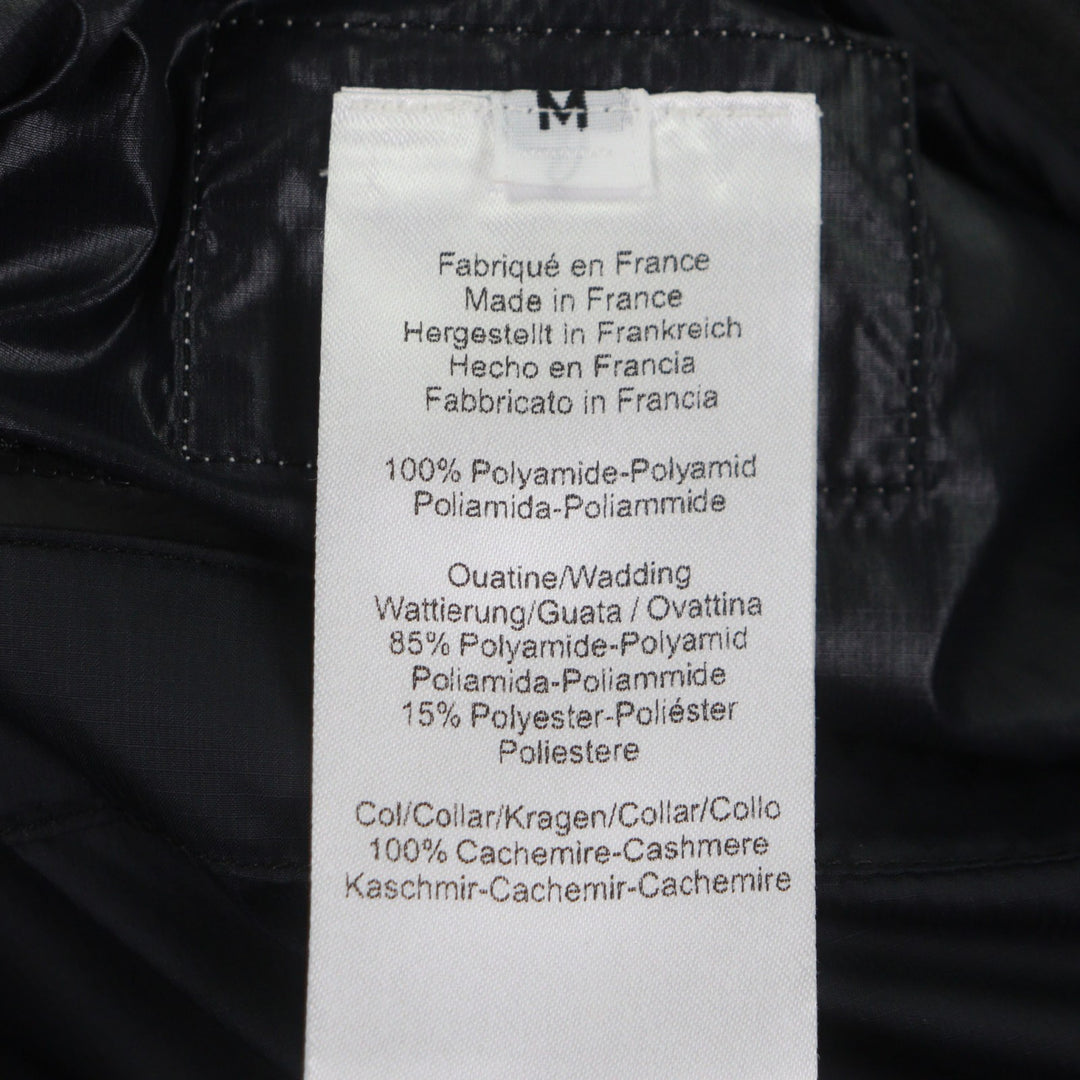 Excellent HERMES Down vest black Nylon mens M