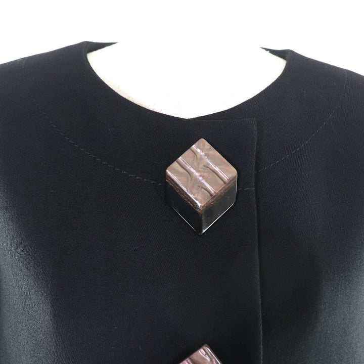 Excellent GUCCI Jacket black wool Women 36 731312