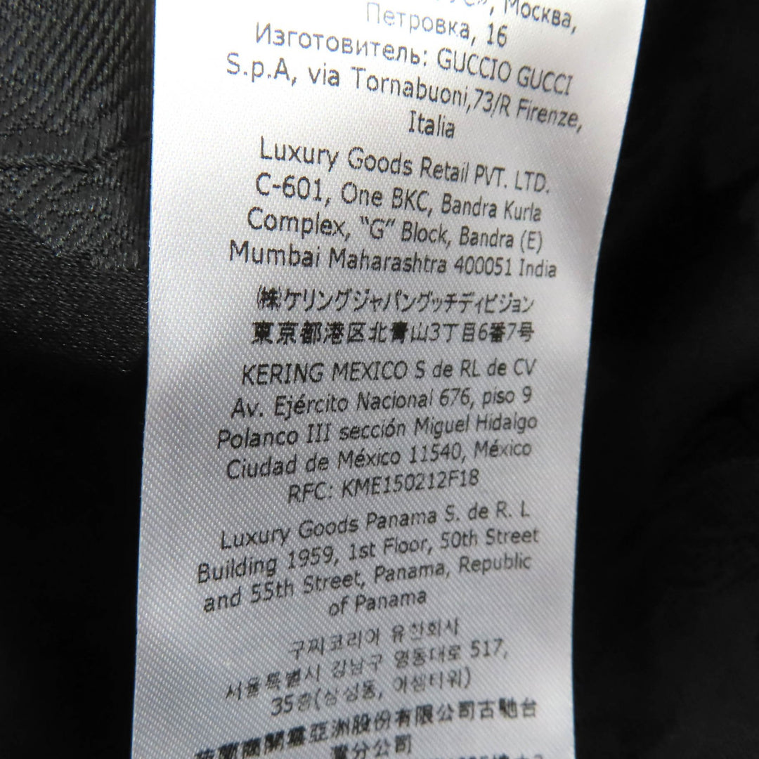 Excellent GUCCI Jacket black wool Women 36 731312