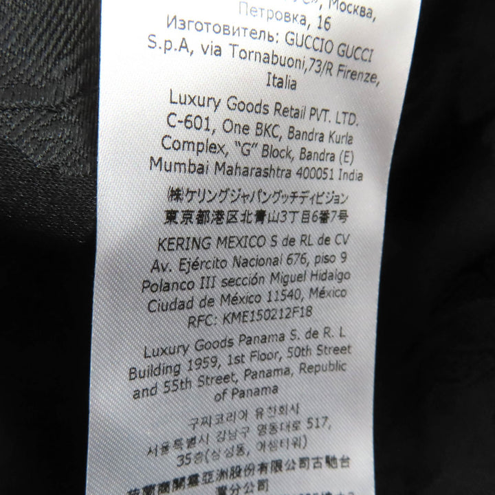 Excellent GUCCI Jacket black wool Women 36 731312