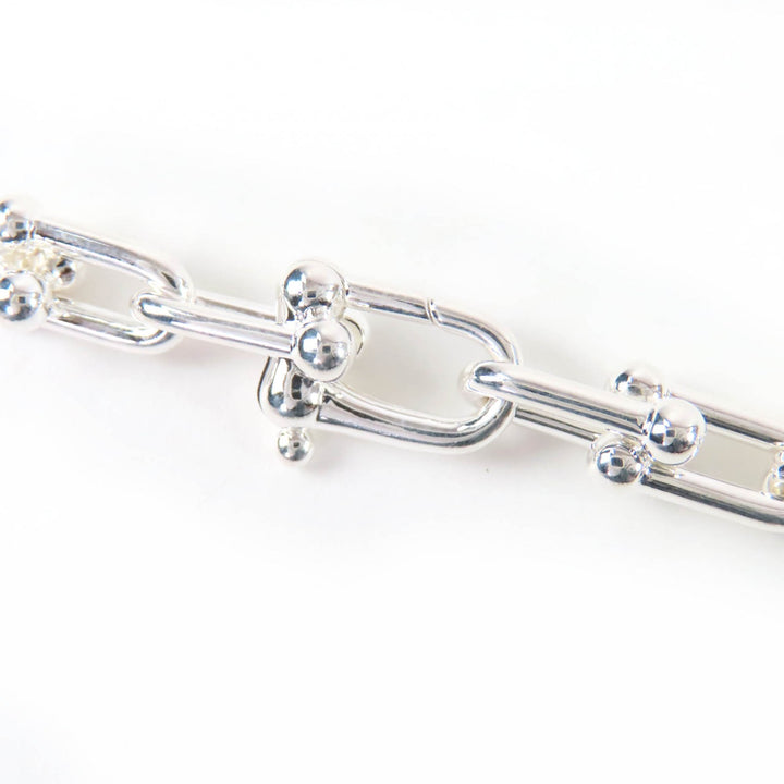 Excellent TIFFANY&Co. Graduated Link Necklace Silver AG925 Women