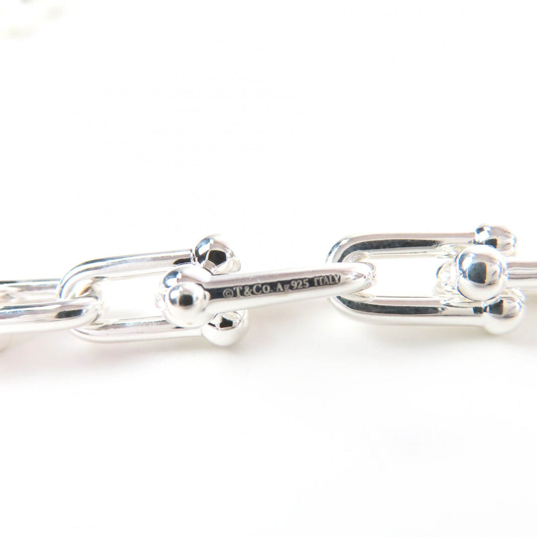 Excellent TIFFANY&Co. Graduated Link Necklace Silver AG925 Women
