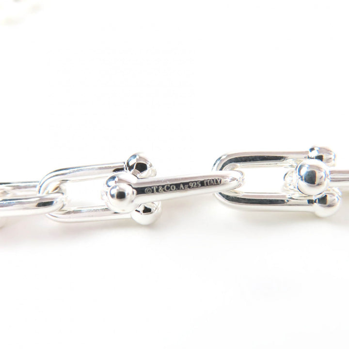 Excellent TIFFANY&Co. Graduated Link Necklace Silver AG925 Women