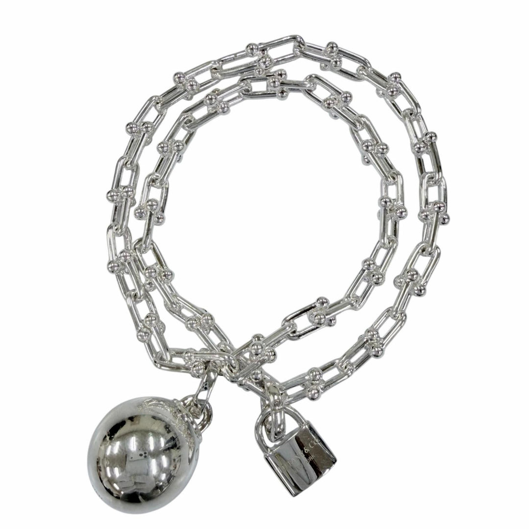 Excellent TIFFANY&Co. bracelet Small Wrap Bracelet Large Silver AG925 Women