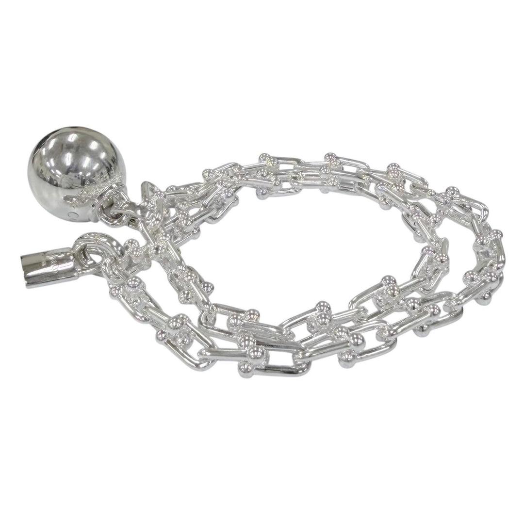 Excellent TIFFANY&Co. bracelet Small Wrap Bracelet Large Silver AG925 Women