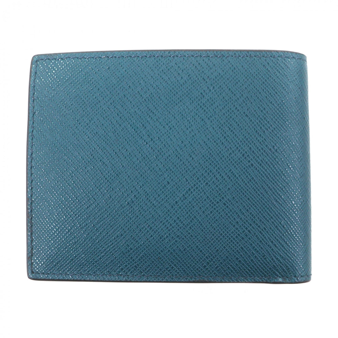 Pristine MONTBLANC Bifold Wallet Salt Real Green system leather mens