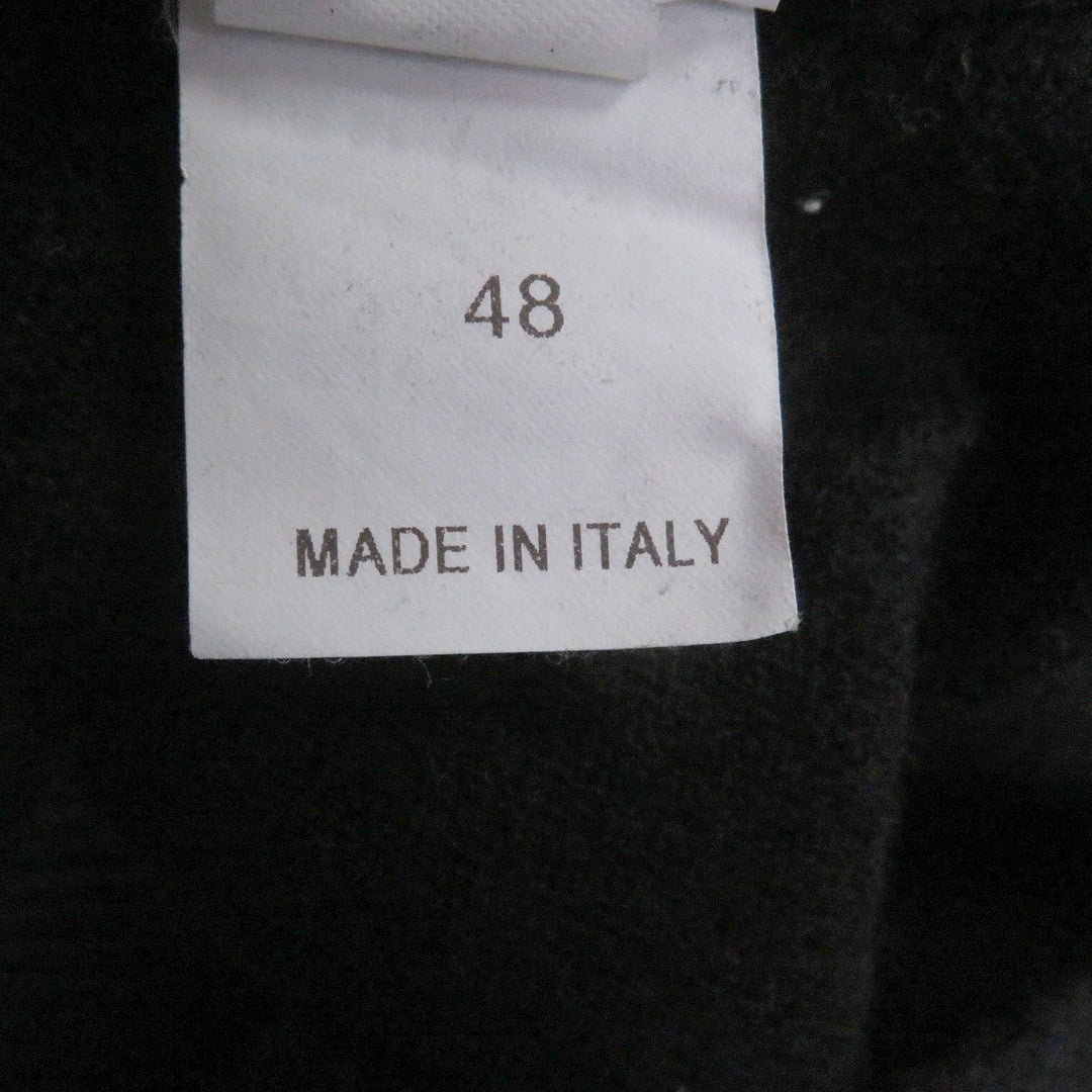 Great Brunello Cucinelli sweater long sleeve knit black cashmere mens 48