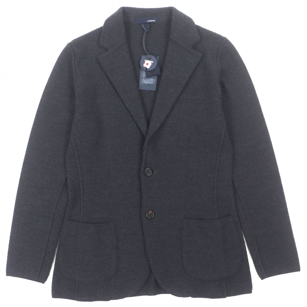 Pristine LARDINI tailored jacket Dark gray wool mens S