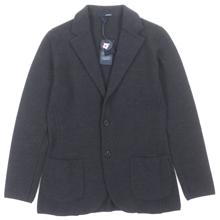 Pristine LARDINI tailored jacket Dark gray wool mens S