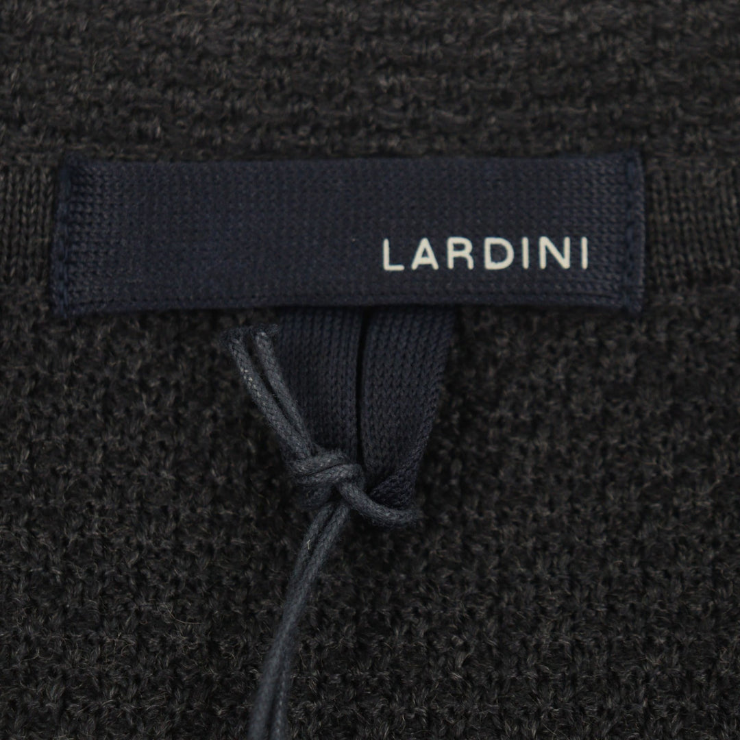 Pristine LARDINI tailored jacket Dark gray wool mens S