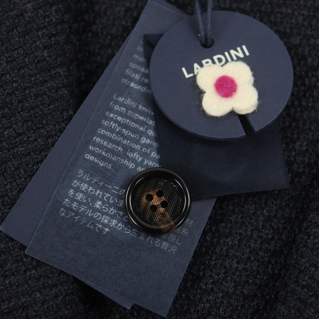Pristine LARDINI tailored jacket Dark gray wool mens S