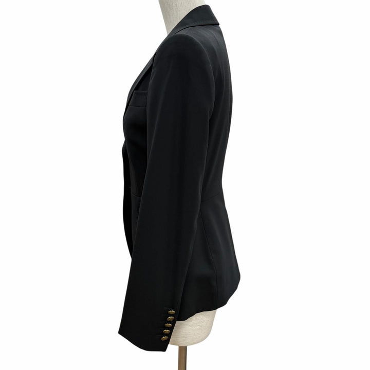 Excellent GUCCI tailored jacket black wool Women 38