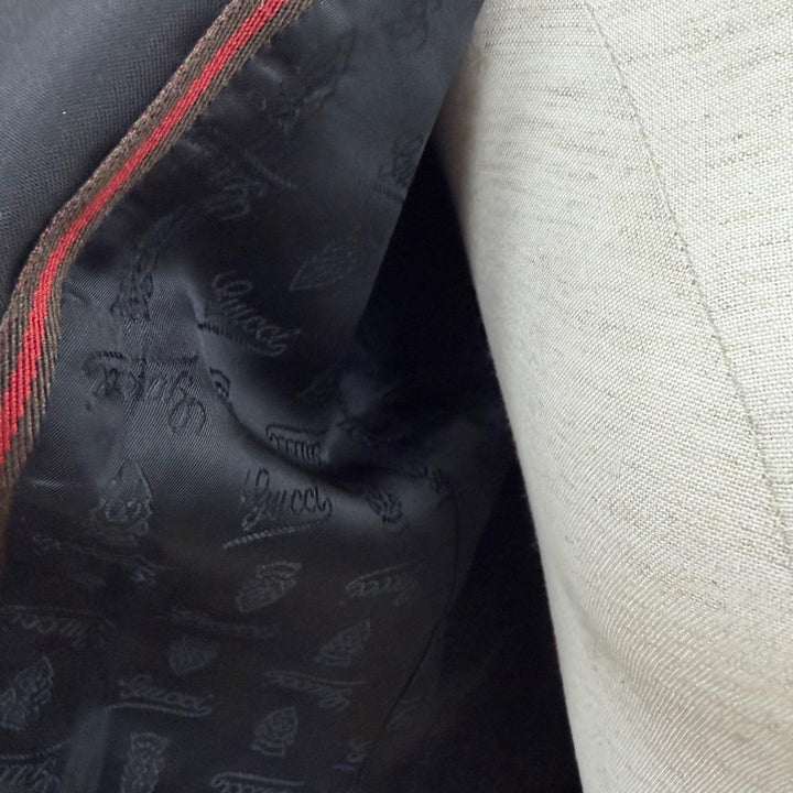 Excellent GUCCI tailored jacket black wool Women 38