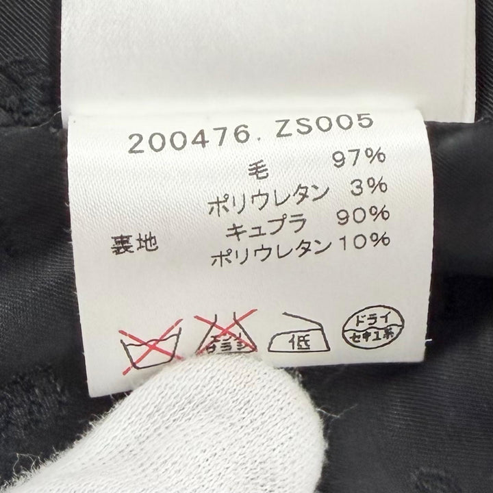 Excellent GUCCI tailored jacket black wool Women 38