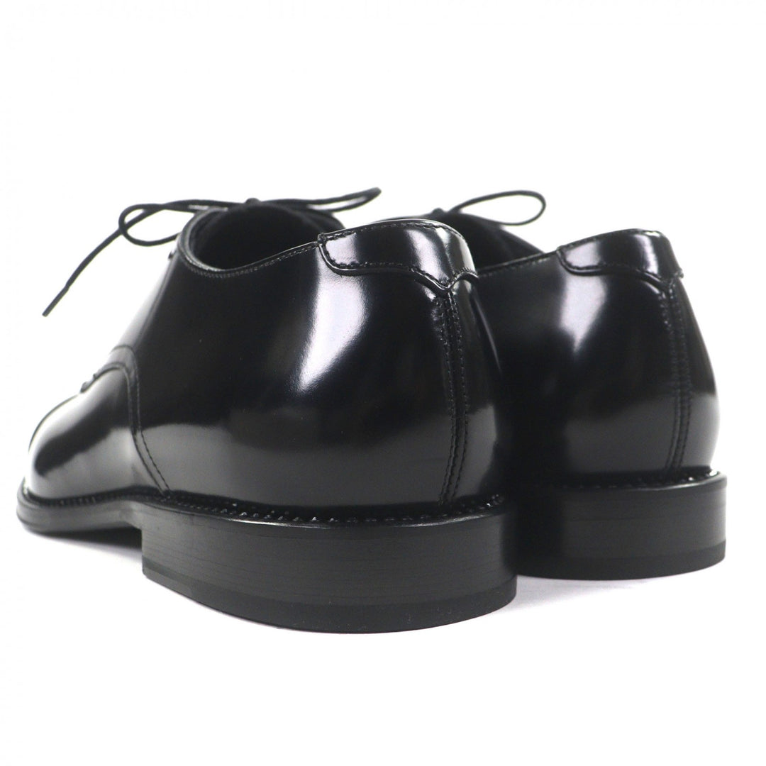 Pristine JIMMY CHOO Leather shoes Crystal Welt black leather mens 41 173PENN