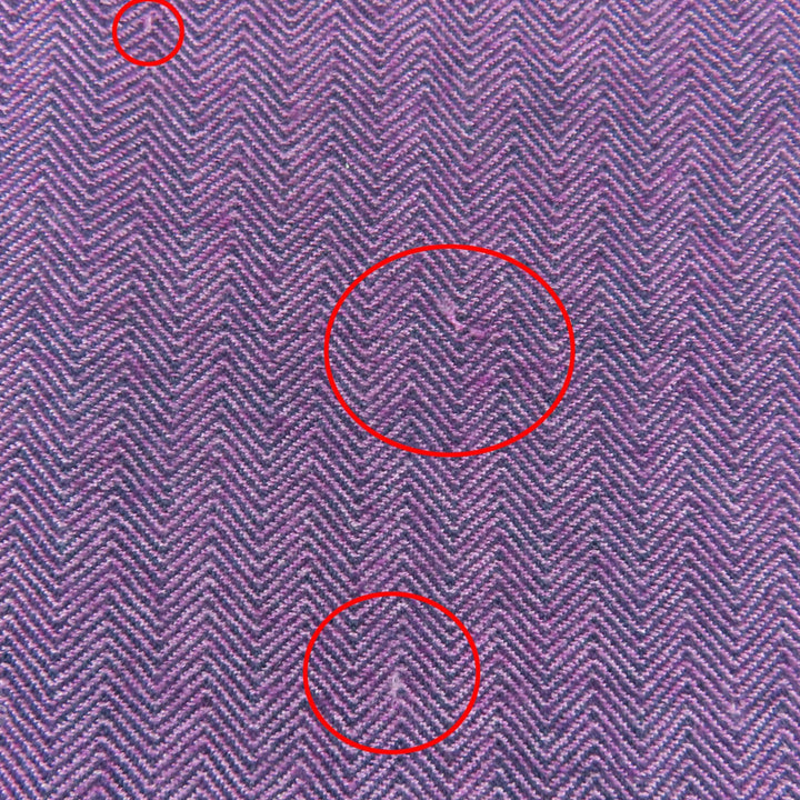 Great HERMES Stall H Logo Leather Patch Large Shawl purple cashmere Women