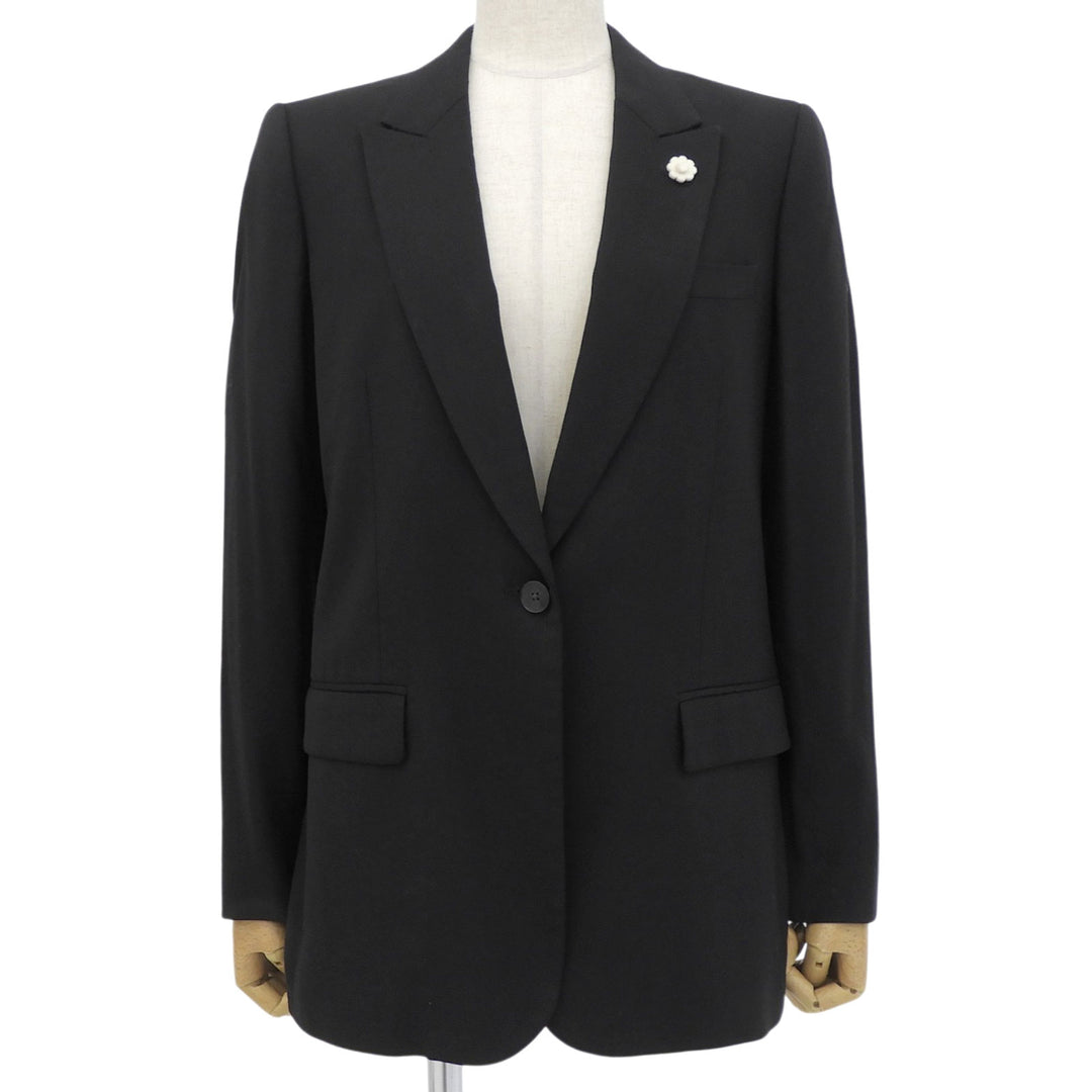 Pristine LARDINI tailored jacket black Rayon Women 40