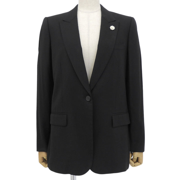 Pristine LARDINI tailored jacket black Rayon Women 40