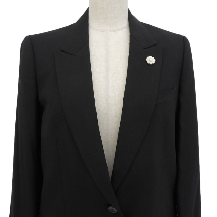 Pristine LARDINI tailored jacket black Rayon Women 40