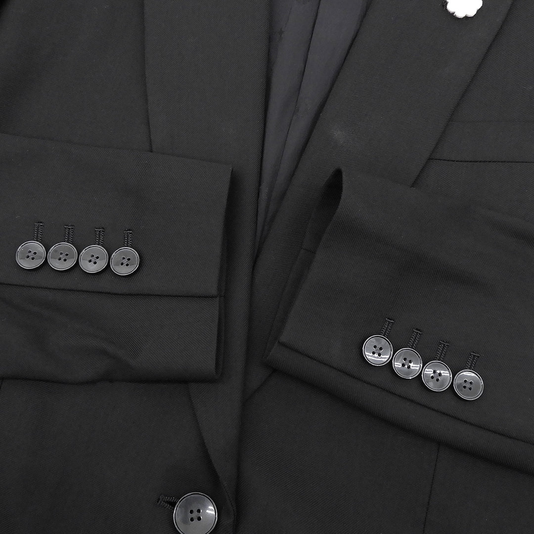 Pristine LARDINI tailored jacket black Rayon Women 40