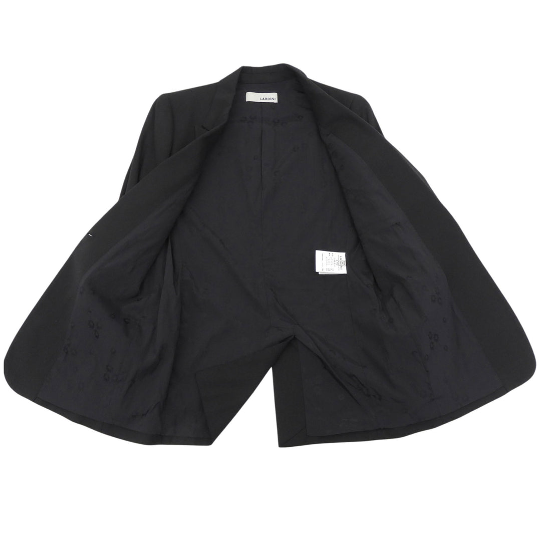 Pristine LARDINI tailored jacket black Rayon Women 40