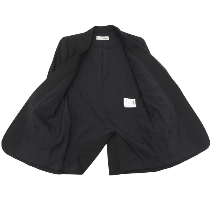 Pristine LARDINI tailored jacket black Rayon Women 40