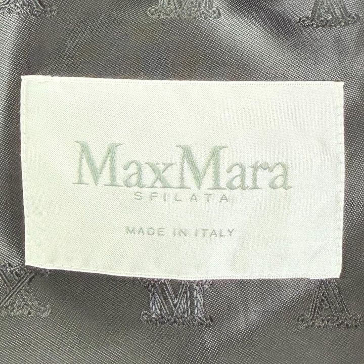 Excellent Max Mara coat BORMIDA teddy bear black alpaca Women 42 25212762536