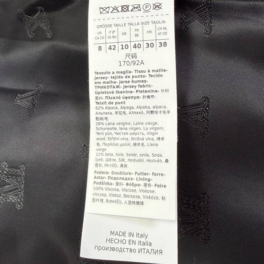 Excellent Max Mara coat BORMIDA teddy bear black alpaca Women 42 25212762536