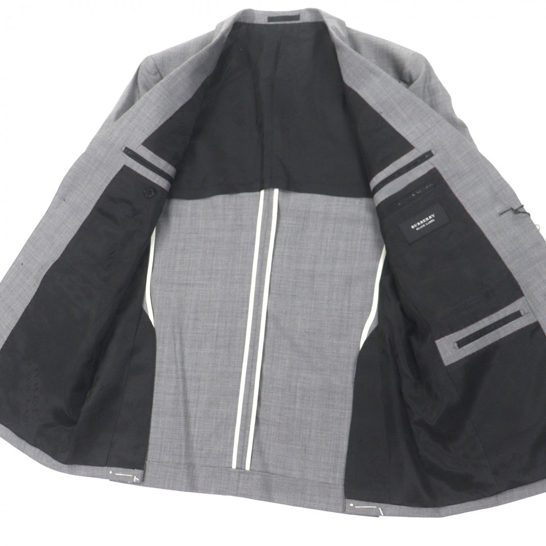 Pristine BURBERRY BLACK LABEL two-piece set gray wool mens