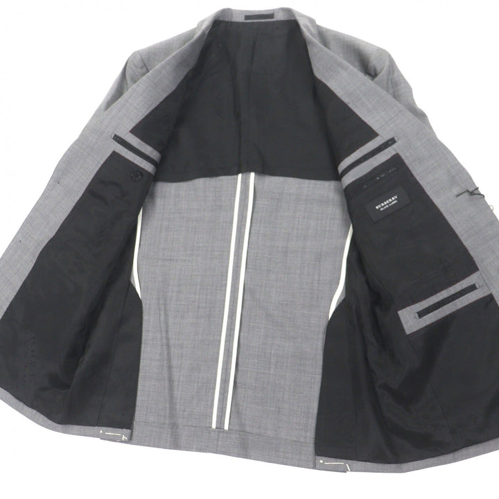 Pristine BURBERRY BLACK LABEL two-piece set gray wool mens