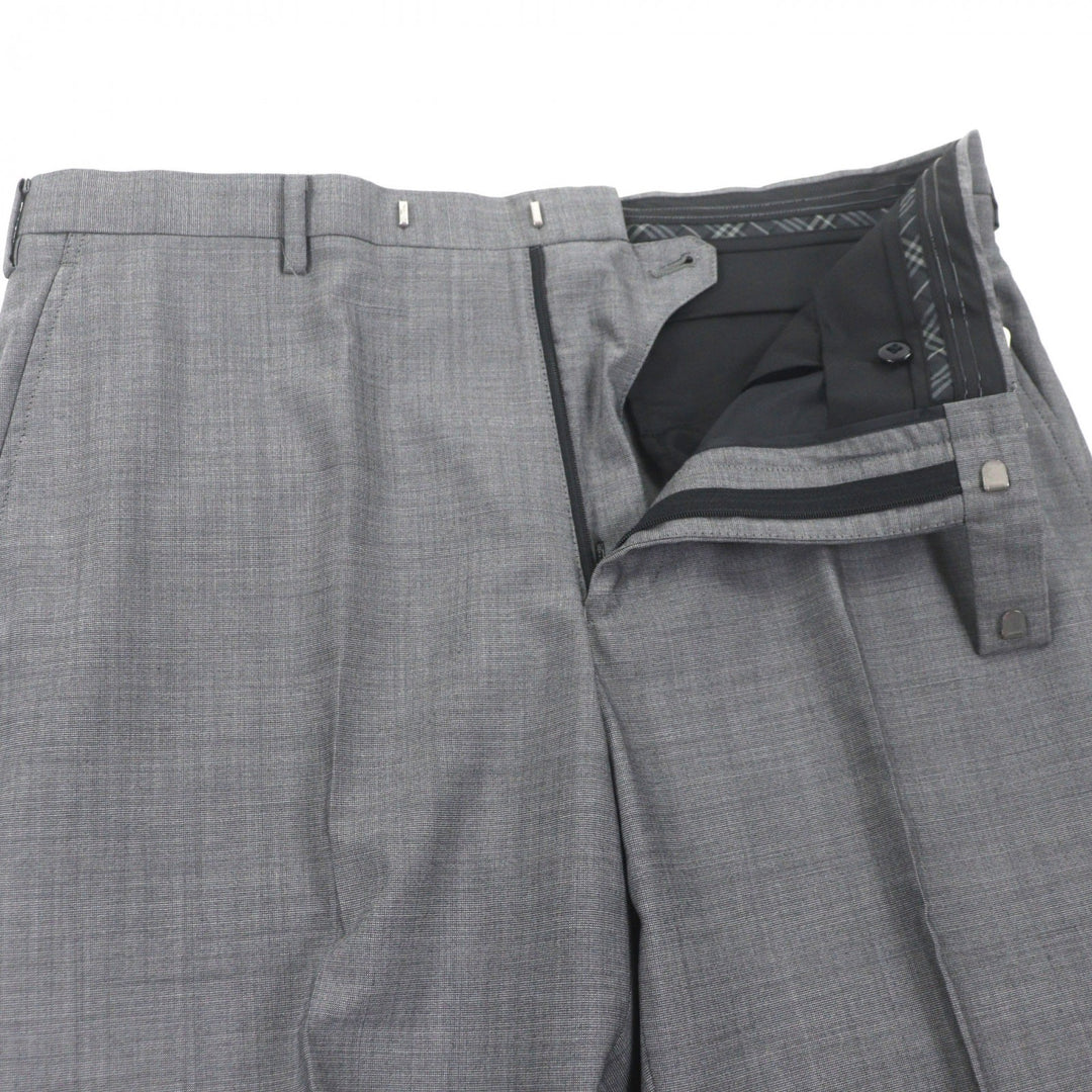 Pristine BURBERRY BLACK LABEL two-piece set gray wool mens