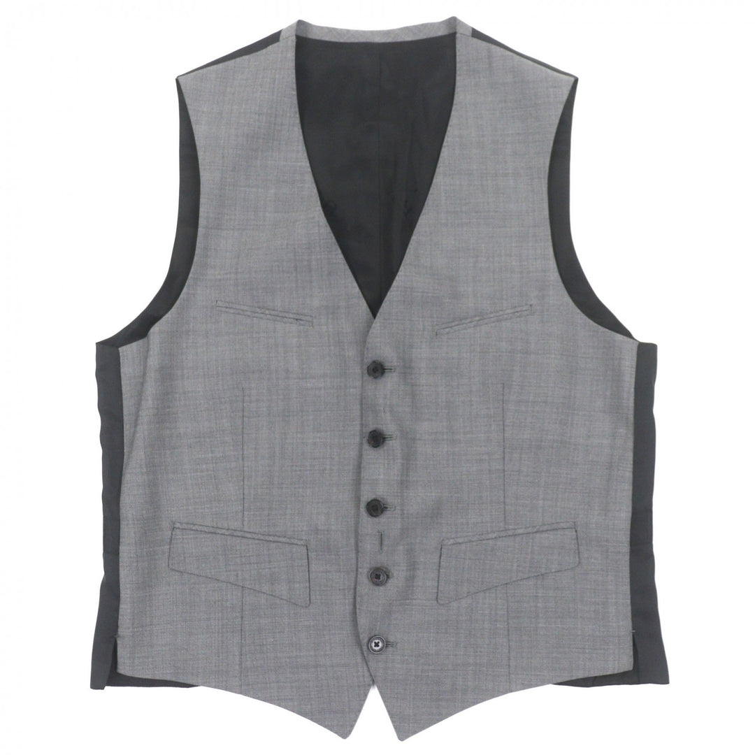 Pristine BURBERRY BLACK LABEL two-piece set gray wool mens