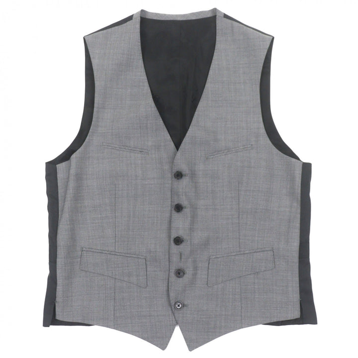 Pristine BURBERRY BLACK LABEL two-piece set gray wool mens