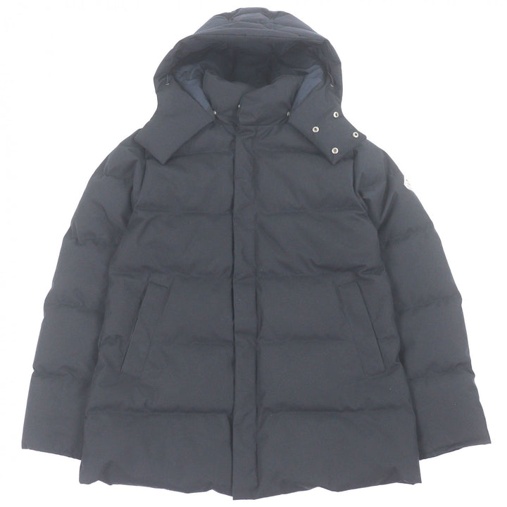 Great Pyrenex Down jacket BELFORT 2 Logo patch hooded Navy