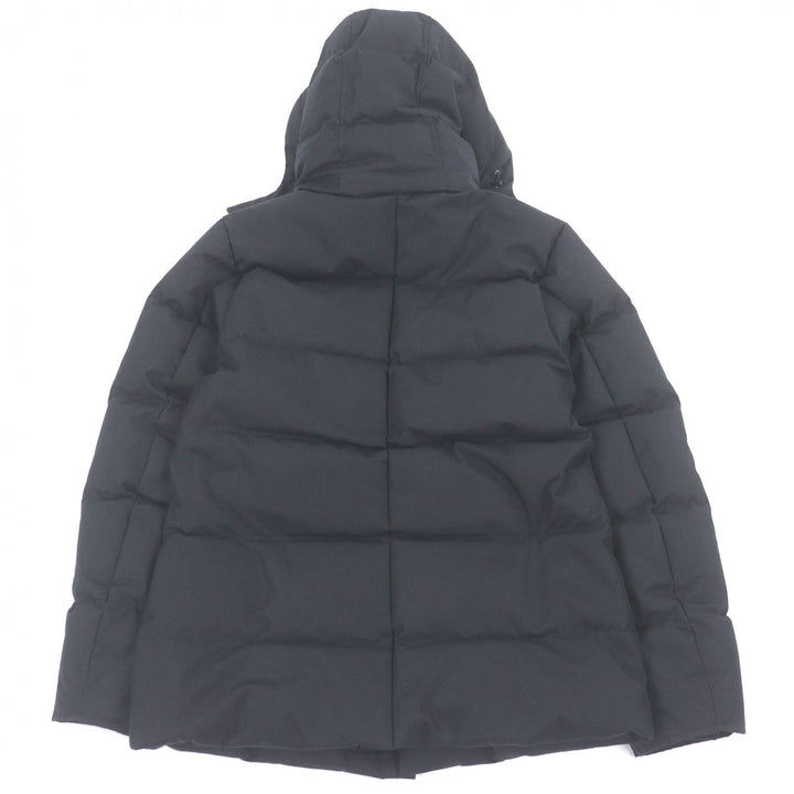 Great Pyrenex Down jacket BELFORT 2 Logo patch hooded Navy