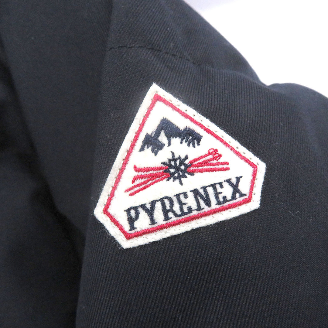 Great Pyrenex Down jacket BELFORT 2 Logo patch hooded Navy