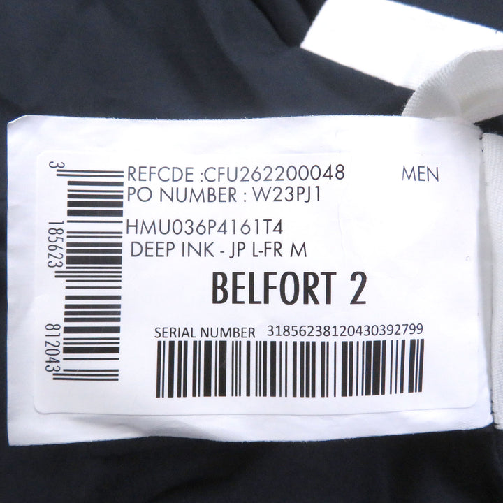 Great Pyrenex Down jacket BELFORT 2 Logo patch hooded Navy