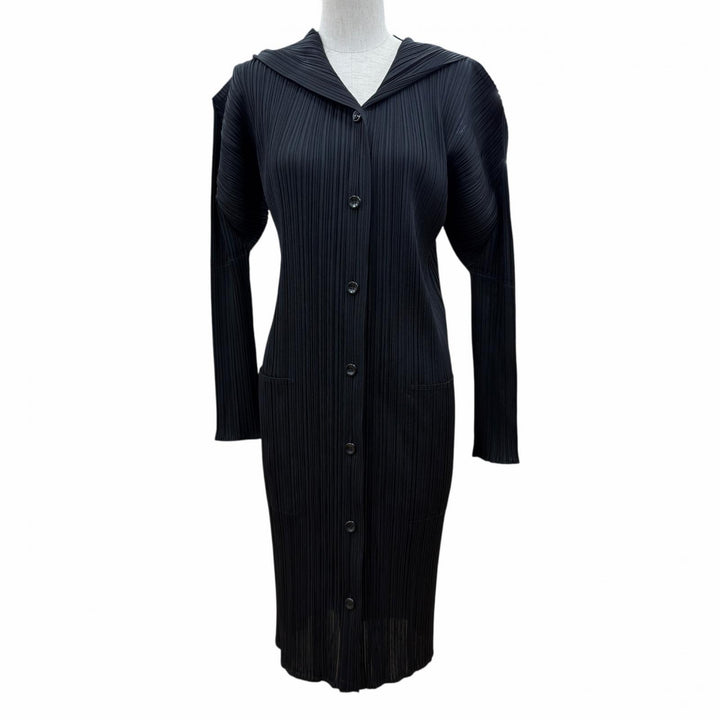 Excellent PLEATS PLEASE one piece black polyester Women 4 PP11-JA173