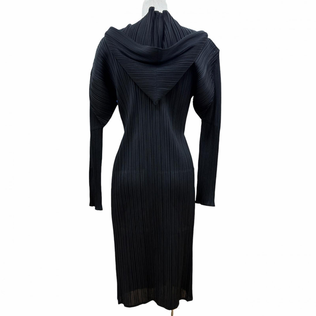 Excellent PLEATS PLEASE one piece black polyester Women 4 PP11-JA173