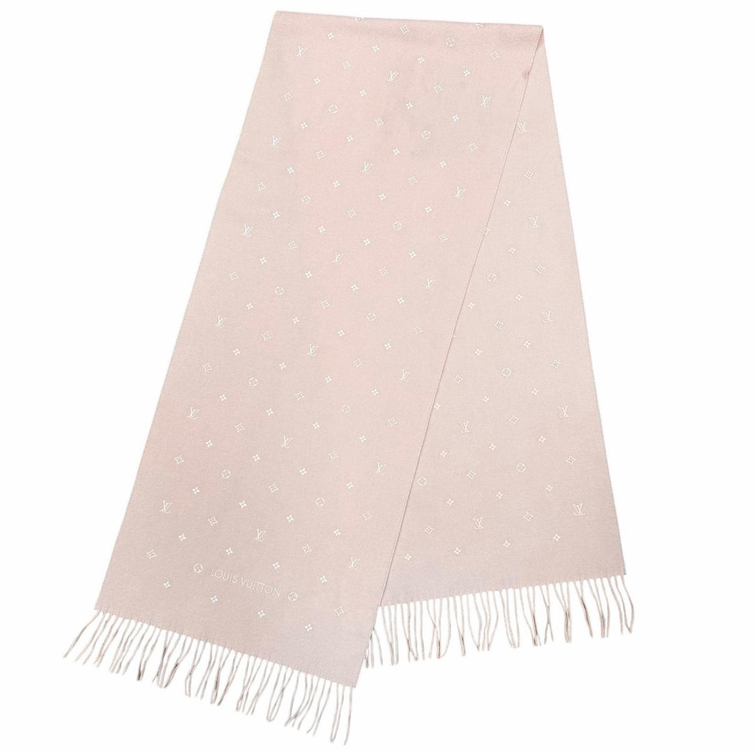 Great LOUIS VUITTON Scarf Echarpe LV Stellar pink Women M78205