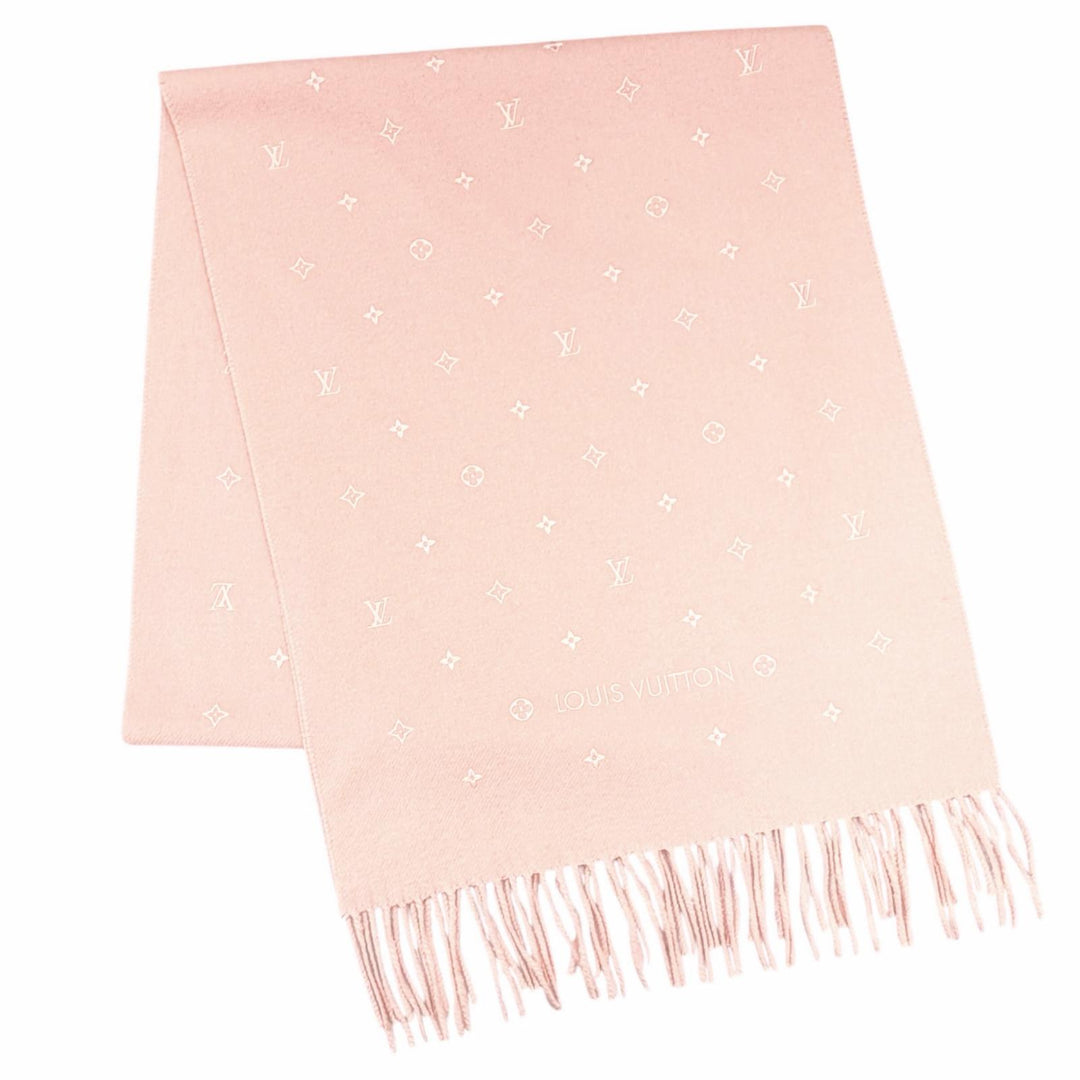 Great LOUIS VUITTON Scarf Echarpe LV Stellar pink Women M78205