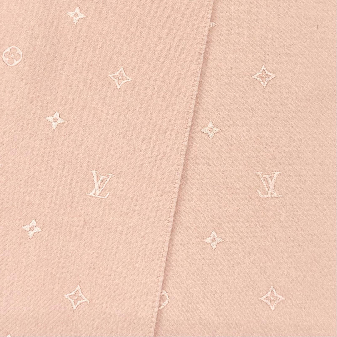 Great LOUIS VUITTON Scarf Echarpe LV Stellar pink Women M78205