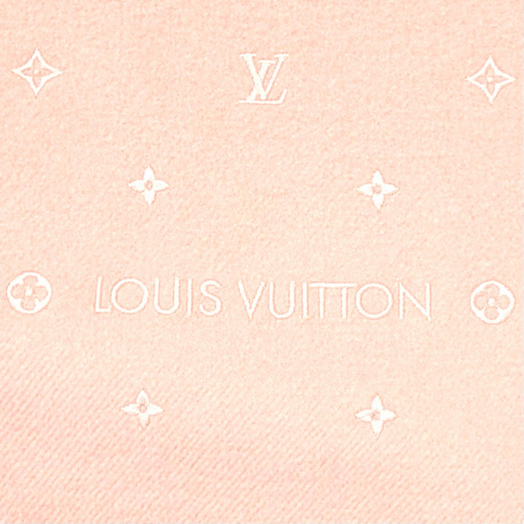 Great LOUIS VUITTON Scarf Echarpe LV Stellar pink Women M78205