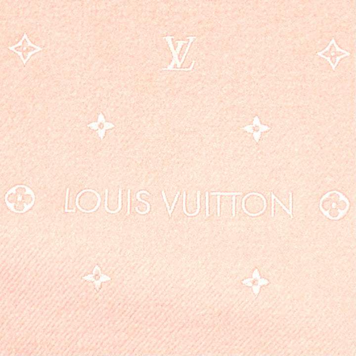 Great LOUIS VUITTON Scarf Echarpe LV Stellar pink Women M78205
