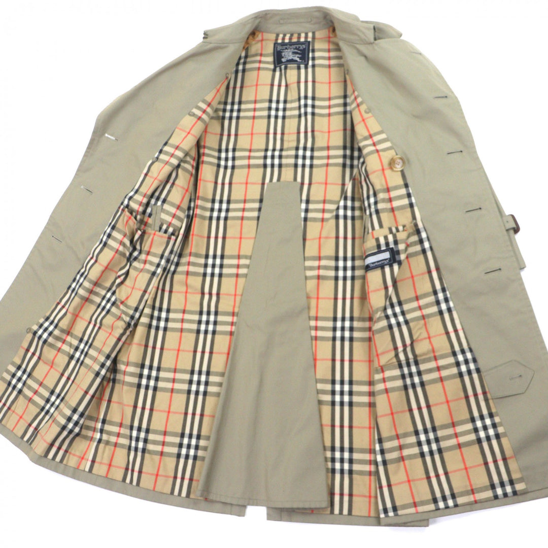 Great Burberrys trench coat Nova check pattern lining jewel beetles cotton mens