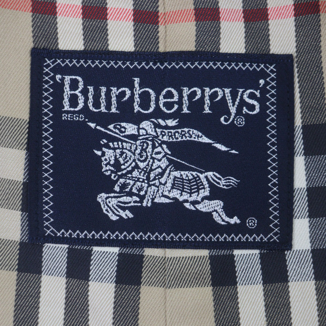 Great Burberrys trench coat Nova check pattern lining jewel beetles cotton mens
