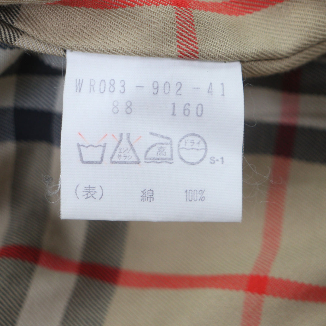 Great Burberrys trench coat Nova check pattern lining jewel beetles cotton mens