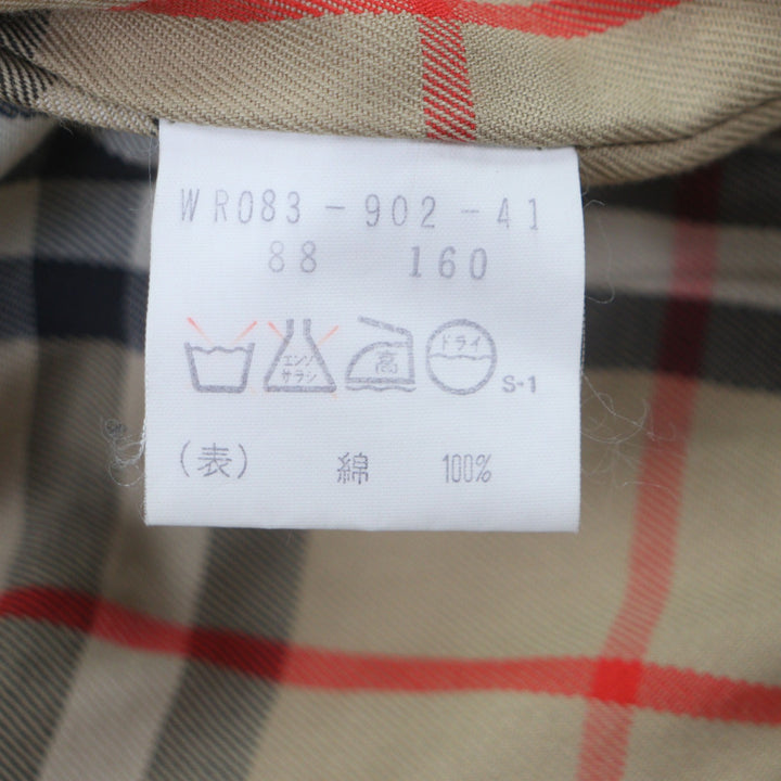 Great Burberrys trench coat Nova check pattern lining jewel beetles cotton mens