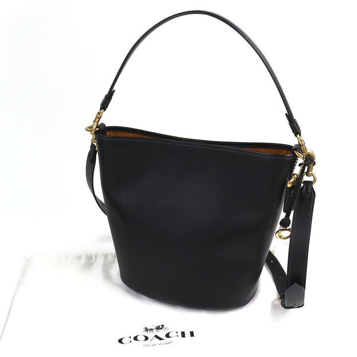 Excellent COACH Shoulder Bag Dakota Bucket Bag 2WAY Graboutin leather CH726
